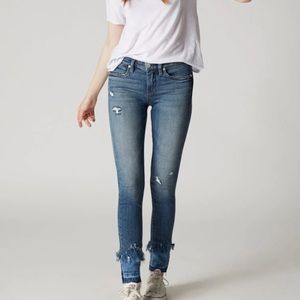 Host Pick Blank NYC Stanton Distressed Straight Leg Zipper Jeans for Women